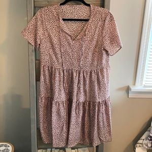 Cheetah Print Light Dress